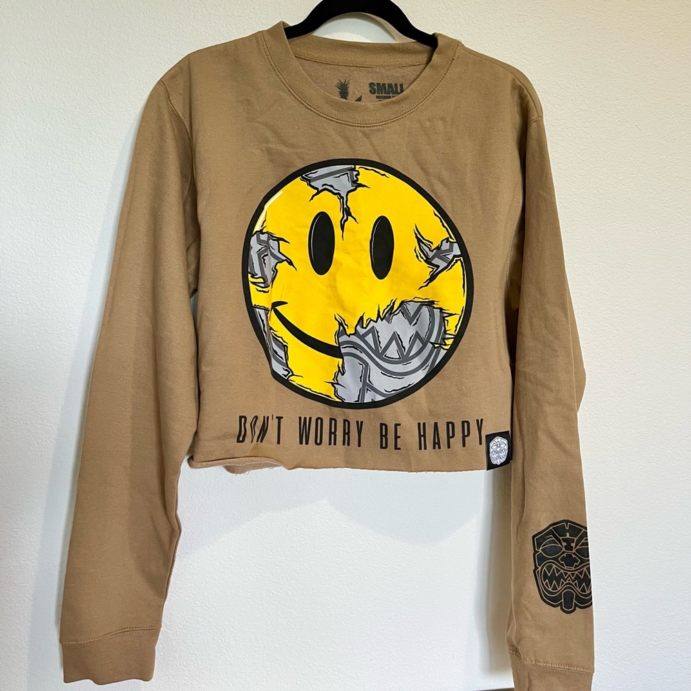 Womens Cropped Sweatshirt